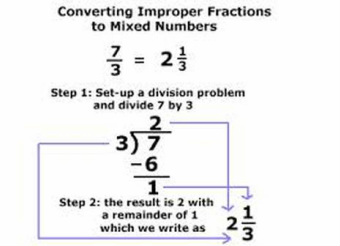 MIXED FRACTION, HOW TO TRANSFORM FRACTION INTO MIXED NUMBER and MIXED  NUMBER in FRACTION